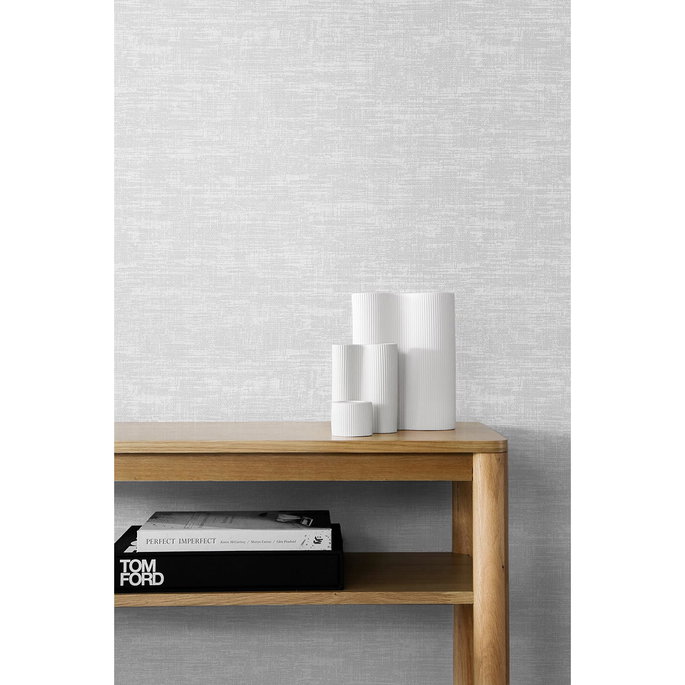 Stacy Garcia Home Peel &amp; Stick Interference Pearl Grey Wallpaper image 2 of 5
