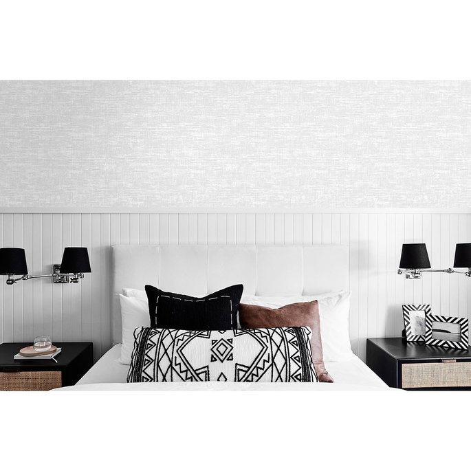 Stacy Garcia Home Peel &amp; Stick Interference Pearl Grey Wallpaper image 3 of 5