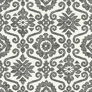 Stacy Garcia Home Peel & Stick Augustine Charcoal & Linen Wallpaper