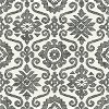 Stacy Garcia Home Peel & Stick Augustine Charcoal & Linen Wallpaper - Image 1