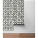 Stacy Garcia Home Peel &amp; Stick Augustine Charcoal &amp; Linen Wallpaper thumbnail image 5 of 5
