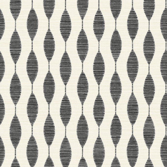 Stacy Garcia Home Peel &amp; Stick Ditto Eclipse &amp; Linen Wallpaper image 1 of 5