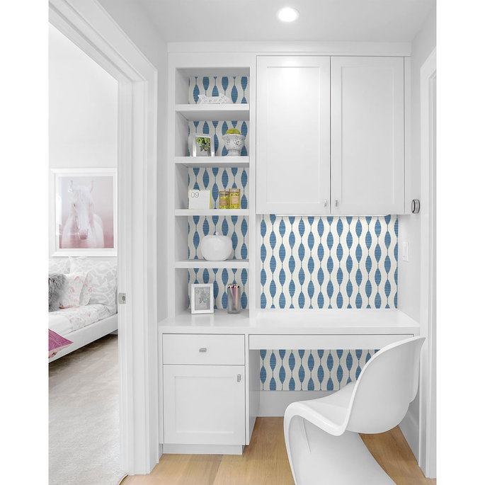 Stacy Garcia Home Peel &amp; Stick Ditto French Blue Wallpaper image 3 of 5