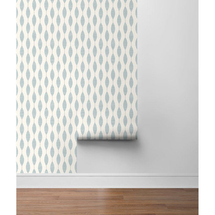 Stacy Garcia Home Peel &amp; Stick Ditto Blue Opal Wallpaper image 5 of 5