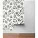Stacy Garcia Home Peel &amp; Stick Jaclyn Charcoal &amp; Sandstone Wallpaper thumbnail image 4 of 4