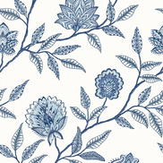 Stacy Garcia Home Peel & Stick Jaclyn Blue Lagoon Wallpaper