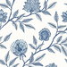 Stacy Garcia Home Peel & Stick Jaclyn Blue Lagoon Wallpaper