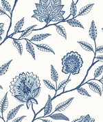 Stacy Garcia Home Peel & Stick Jaclyn Blue Lagoon Wallpaper