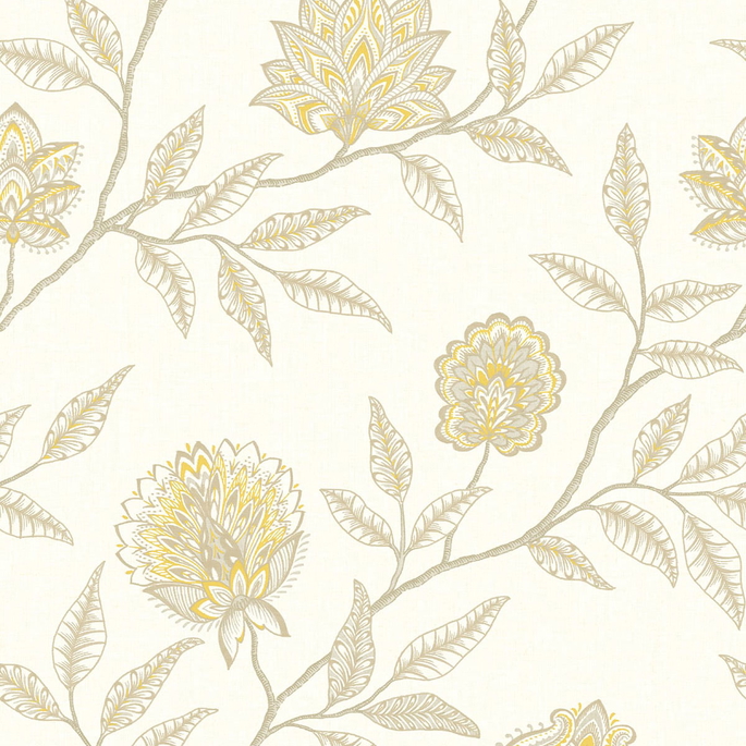 Stacy Garcia Home Peel &amp; Stick Jaclyn Blonde &amp; Sandstone Wallpaper image 1 of 4