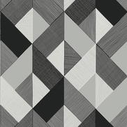 Stacy Garcia Home Peel & Stick Marquetry Greystone Wallpaper
