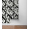 Stacy Garcia Home Peel & Stick Marquetry Greystone Wallpaper - Image 4