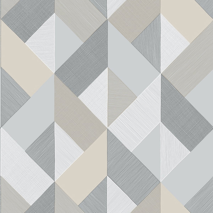 Stacy Garcia Home Peel &amp; Stick Marquetry Warm Stone Wallpaper image 1 of 4