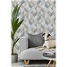 Stacy Garcia Home Peel &amp; Stick Marquetry Warm Stone Wallpaper thumbnail image 2 of 4