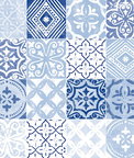 Stacy Garcia Home Peel & Stick Tilework Glacier Blue Wallpaper