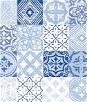 Stacy Garcia Home Peel & Stick Tilework Glacier Blue Wallpaper