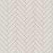 Stacy Garcia Home Peel & Stick Herringbone Inlay Lunar Grey & Metallic Silver Wallpaper