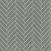 Stacy Garcia Home Peel & Stick Herringbone Inlay Graphite & Metallic Silver Wallpaper