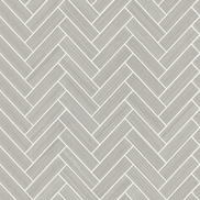 Stacy Garcia Home Peel & Stick Herringbone Inlay Warm Stone & Metallic Pearl Wallpaper