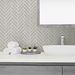 Stacy Garcia Home Peel &amp; Stick Herringbone Inlay Warm Stone &amp; Metallic Pearl Wallpaper thumbnail image 3 of 5