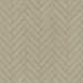 Stacy Garcia Home Peel & Stick Herringbone Inlay Khaki & Metallic Silver Wallpaper