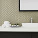 Stacy Garcia Home Peel &amp; Stick Herringbone Inlay Khaki &amp; Metallic Silver Wallpaper thumbnail image 3 of 5