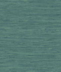Stacy Garcia Home Peel & Stick Saybrook Faux Rushcloth Paradise Teal Wallpaper