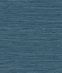 Stacy Garcia Home Peel & Stick Saybrook Faux Rushcloth Nautica Blue Wallpaper