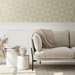 Stacy Garcia Home Peel &amp; Stick Geo Inlay Khaki Wallpaper thumbnail image 4 of 4