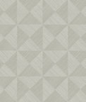Stacy Garcia Home Peel & Stick Geo Inlay Lunar Grey Wallpaper