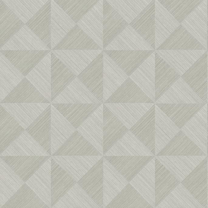 Stacy Garcia Home Peel &amp; Stick Geo Inlay Lunar Grey Wallpaper image 1 of 4