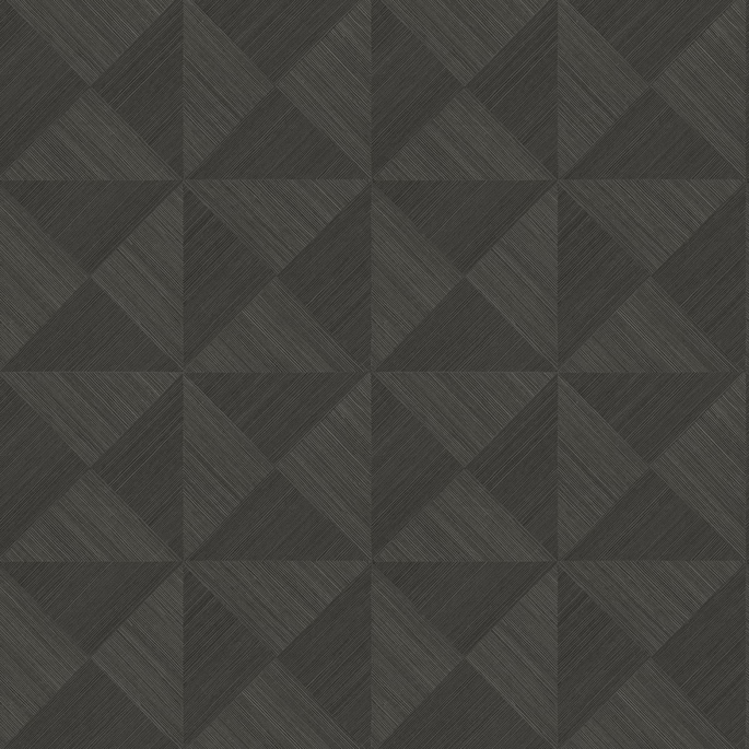Stacy Garcia Home Peel &amp; Stick Geo Inlay Charcoal Wallpaper image 1 of 4