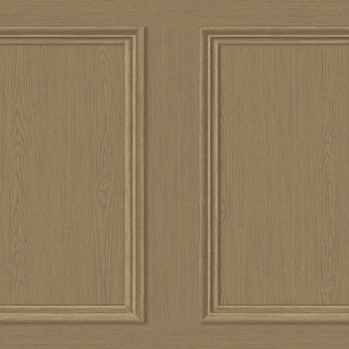 Stacy Garcia Home Peel &amp; Stick Faux Wood Panel Honey Brown Wallpaper image 1 of 4