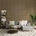 Stacy Garcia Home Peel &amp; Stick Faux Wood Panel Honey Brown Wallpaper thumbnail image 4 of 4