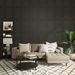 Stacy Garcia Home Peel &amp; Stick Faux Wood Panel Charcoal Wallpaper thumbnail image 4 of 4