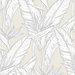 Stacy Garcia Home Peel & Stick Birds of Paradise Pearl Grey & Metallic Silver Wallpaper