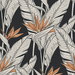 Stacy Garcia Home Peel & Stick Birds of Paradise Onyx & Metallic Copper Wallpaper