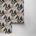 Stacy Garcia Home Peel &amp; Stick Birds of Paradise Onyx &amp; Metallic Copper Wallpaper thumbnail image 2 of 4