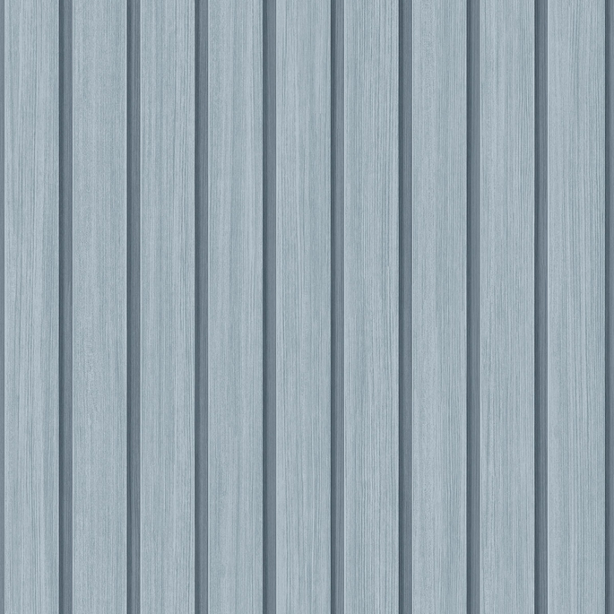 Stacy Garcia Home Peel &amp; Stick Faux Wooden Slats Blue Skies Wallpaper image 1 of 4