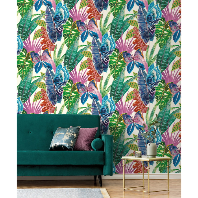 Stacy Garcia Home Peel &amp; Stick Mariposa Jewel Box Wallpaper image 2 of 5