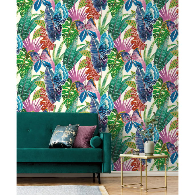 Stacy Garcia Home Peel &amp; Stick Mariposa Jewel Box Wallpaper image 2 of 5
