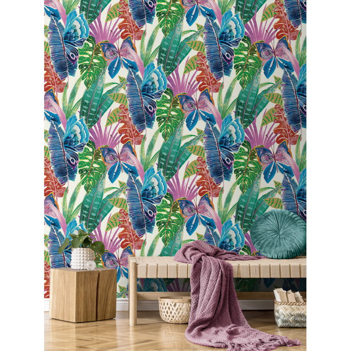 Stacy Garcia Home Peel &amp; Stick Mariposa Jewel Box Wallpaper image 4 of 5