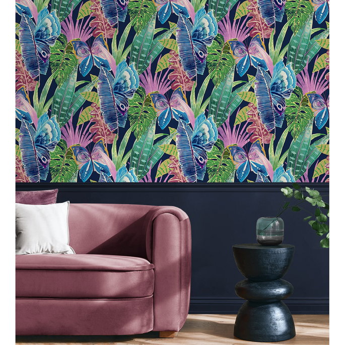 Stacy Garcia Home Peel &amp; Stick Mariposa Azurite Wallpaper image 3 of 5