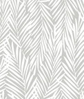 Stacy Garcia Home Peel & Stick Mod Palm Harbor Grey Wallpaper