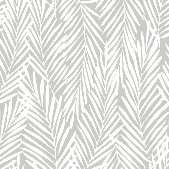 Stacy Garcia Home Peel &amp; Stick Mod Palm Harbor Grey Wallpaper image 1 of 5