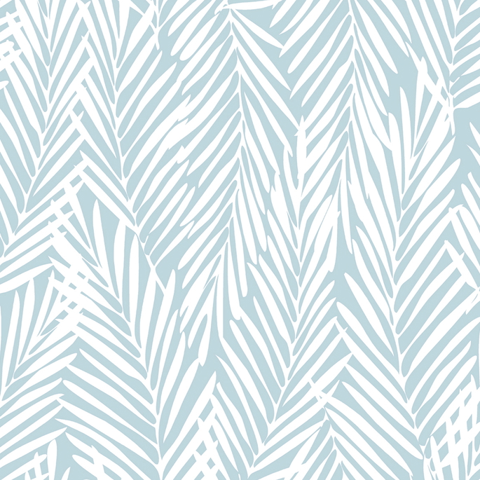 Stacy Garcia Home Peel &amp; Stick Mod Palm Blue Skies Wallpaper image 1 of 5