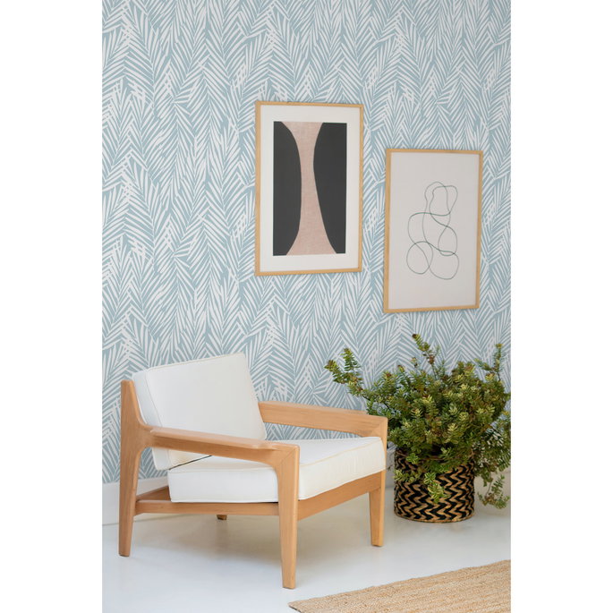 Stacy Garcia Home Peel &amp; Stick Mod Palm Blue Skies Wallpaper image 2 of 5