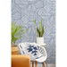 Stacy Garcia Home Peel &amp; Stick Etched Geometric Navy Blue Wallpaper thumbnail image 3 of 5