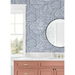 Stacy Garcia Home Peel &amp; Stick Etched Geometric Navy Blue Wallpaper thumbnail image 4 of 5