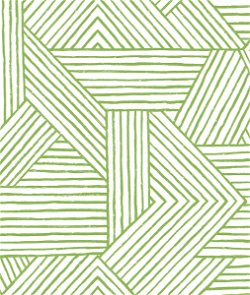 Stacy Garcia Home Peel & Stick Etched Geometric Spring Green Wallpaper