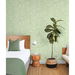 Stacy Garcia Home Peel &amp; Stick Etched Geometric Spring Green Wallpaper thumbnail image 2 of 5